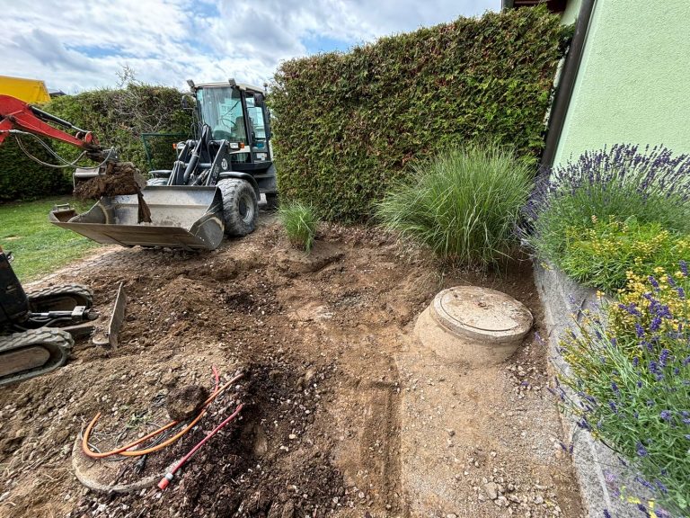 Umbauphase Gartenabteil