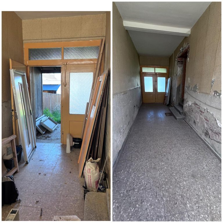 Räumung Hausdurchgang Rehau