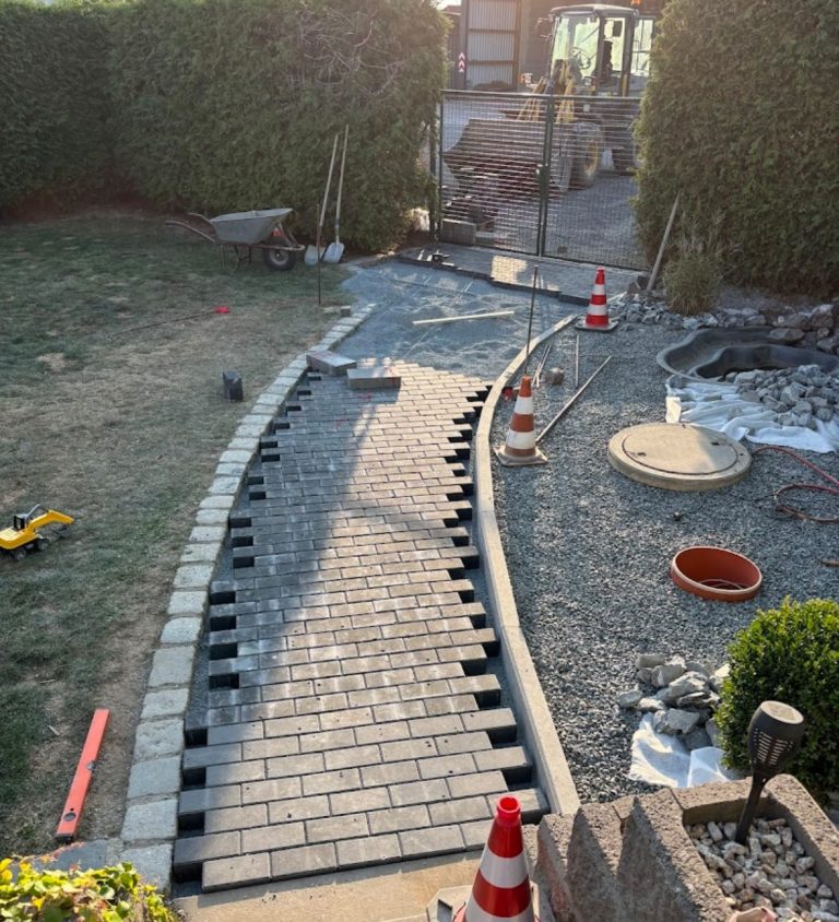 Umbauphase Gartenabteil