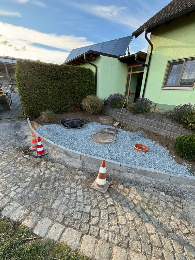 Umbauphase Gartenabteil