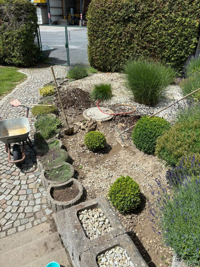 Umgestaltung Gartenabteil