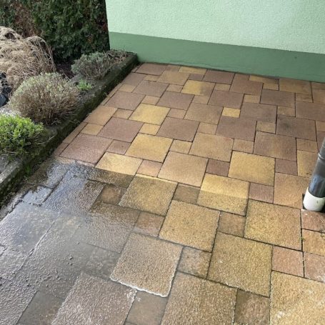 Musterreinigung Terrasse Gattendorf Musterreinigung einer Terrasse