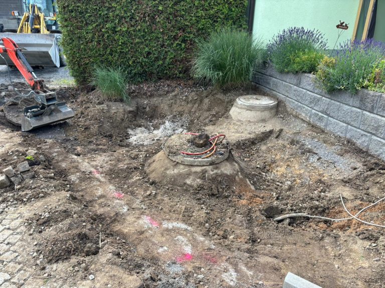 Umbauphase Gartenabteil